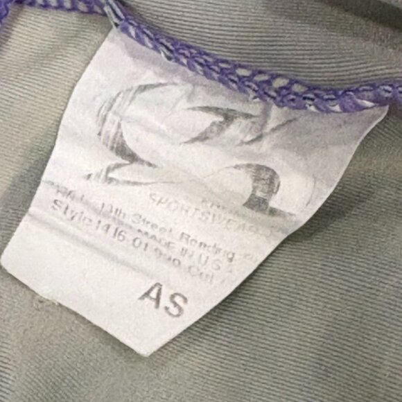 GK Elite Athletic Shorts AS Blue Purple Green Swirl Pattern Womens Gymnastics Ch - Picture 4 of 4